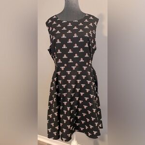 SM Wardrobe Sleeveless Black Dress